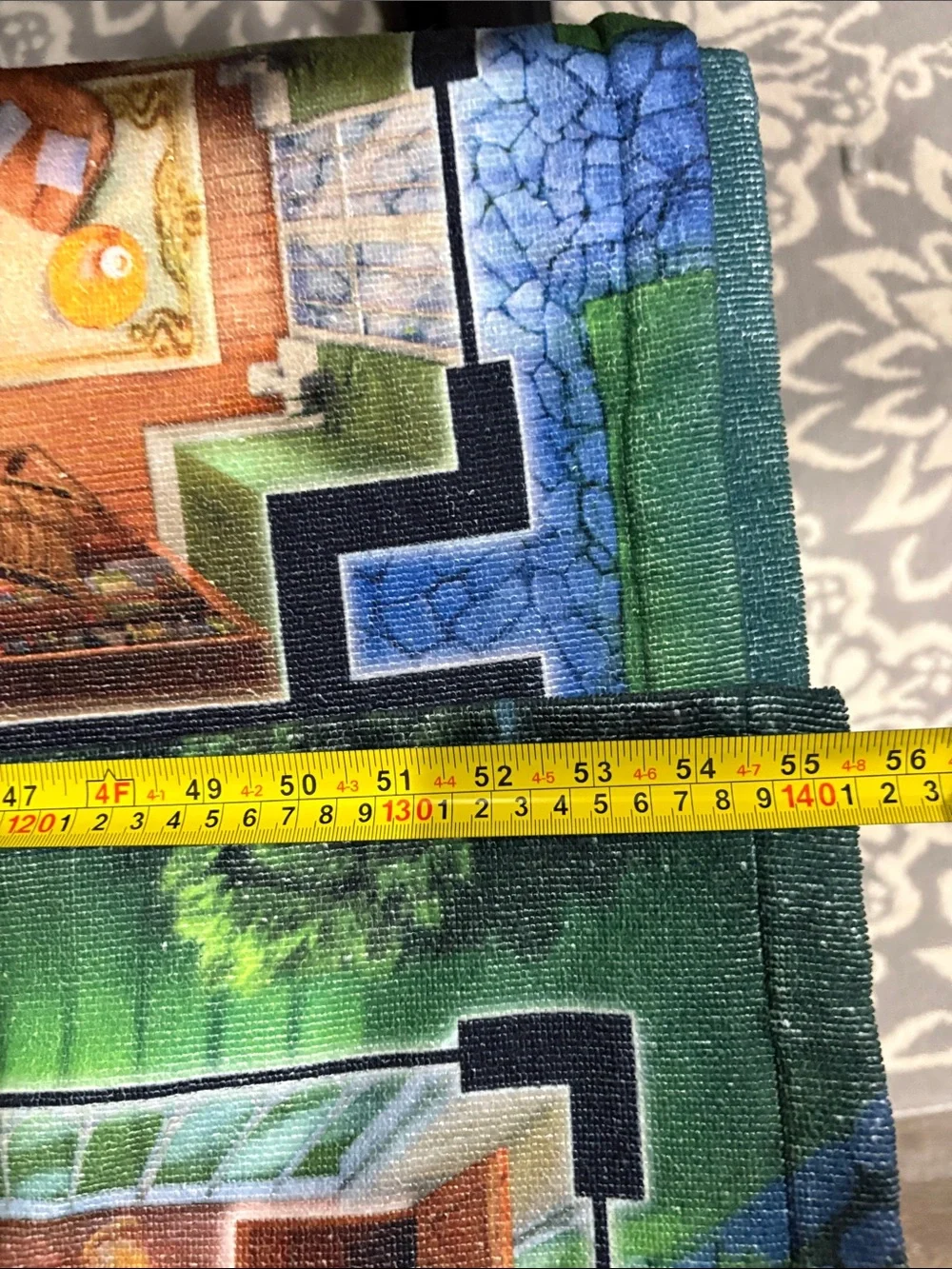 Clue Game Beach Towel Blanket. Like new! Approx.  56 in x 58 in